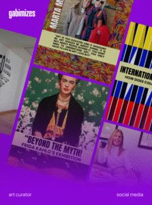 social media strategy for art curator | arbortisng