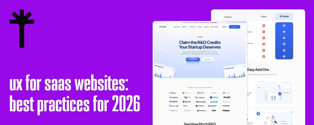 UX for SaaS Websites Best Practices for 2026